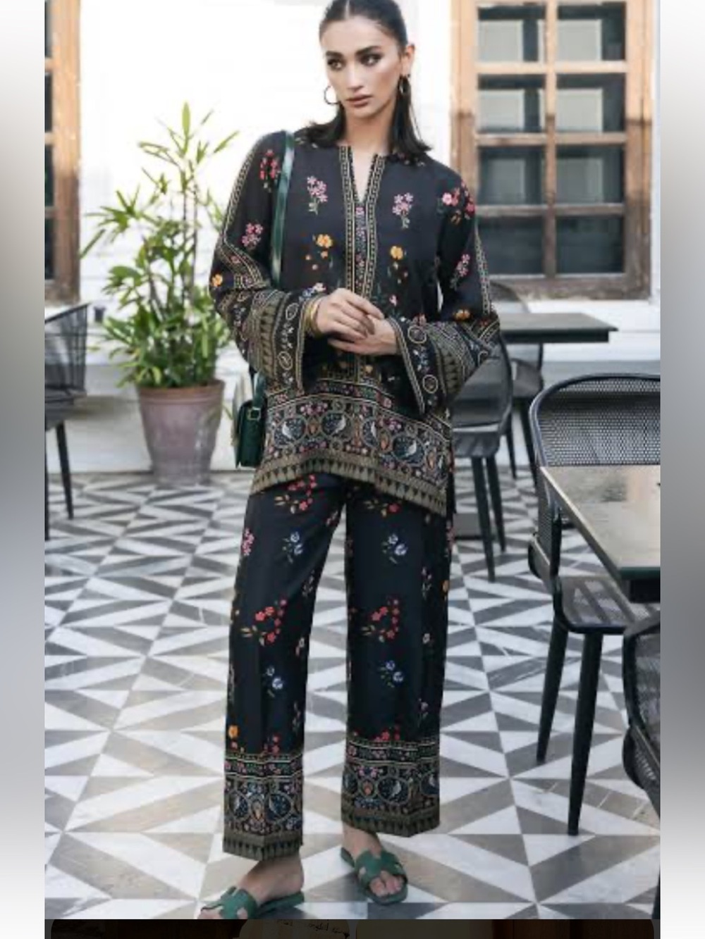 Saira Rizwan Black Printed Set